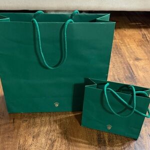 Green Shopping Bags with Logo